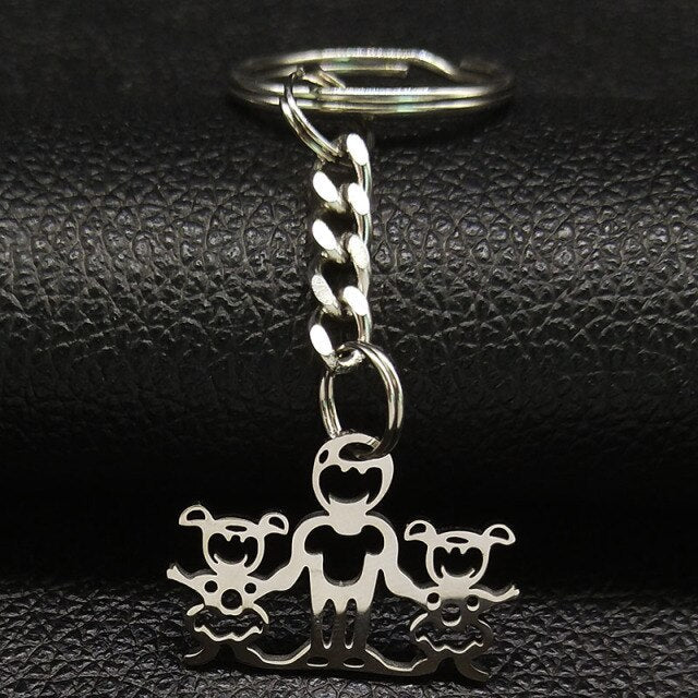 Schlüsselanhänger Familie Klein