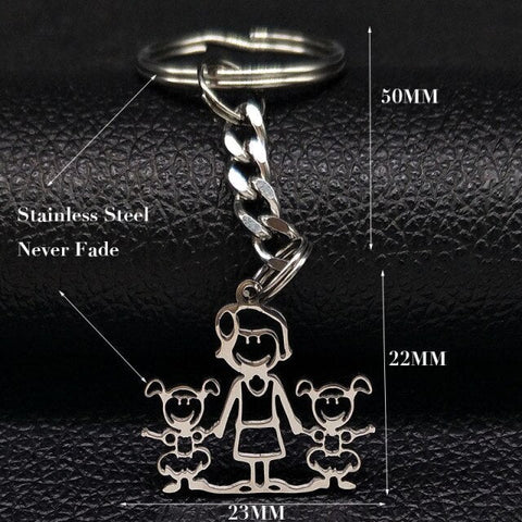 Schlüsselanhänger Familie Klein