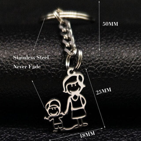 Schlüsselanhänger Familie Klein