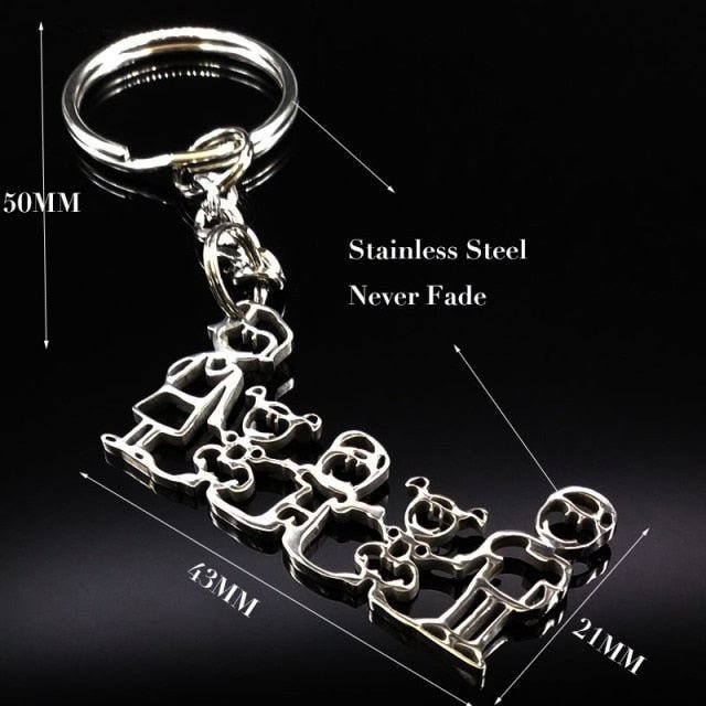 Schlüsselanhänger Familie Klein