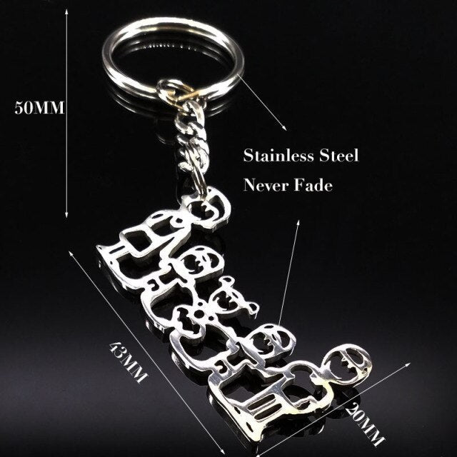 Schlüsselanhänger Familie Klein