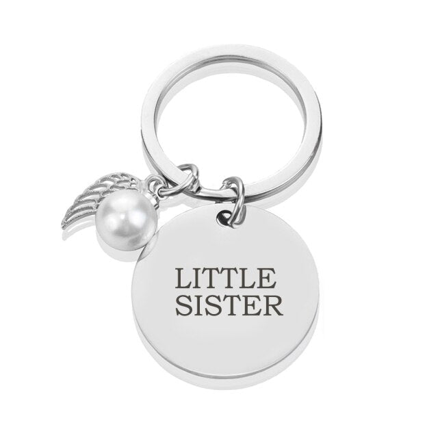 Schlüsselanhänger Familie Kleine & Große Schwester