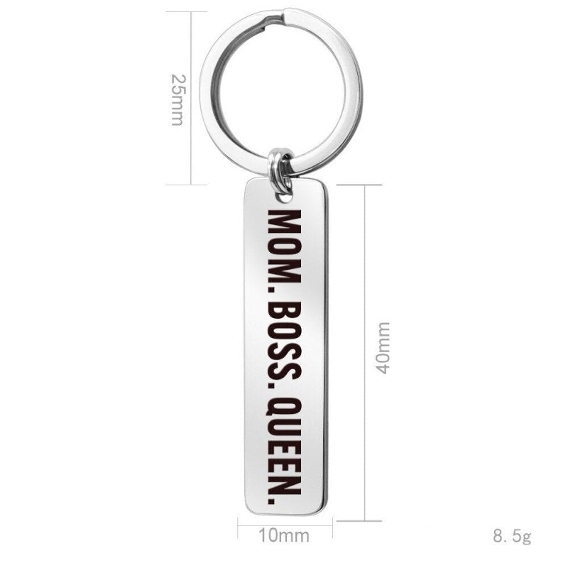 Schlüsselanhänger Familie Mom Boss Queen