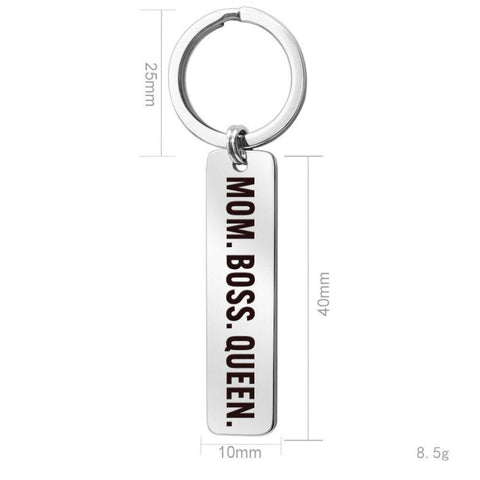 Schlüsselanhänger Familie Mom Boss Queen