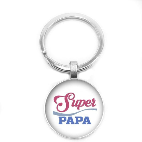 Schlüsselanhänger Familie Super Dad