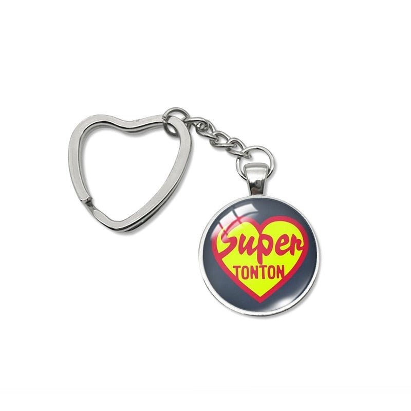 Schlüsselanhänger Familie Super Onkel