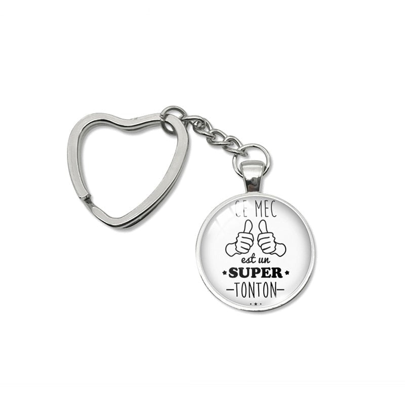 Schlüsselanhänger Familie Super Onkel