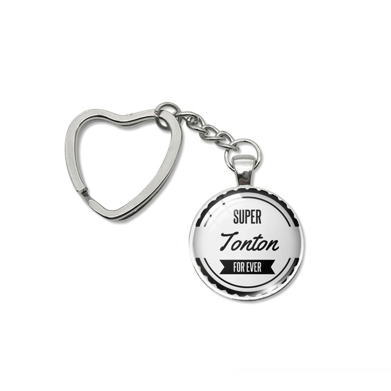 Schlüsselanhänger Familie Super Onkel