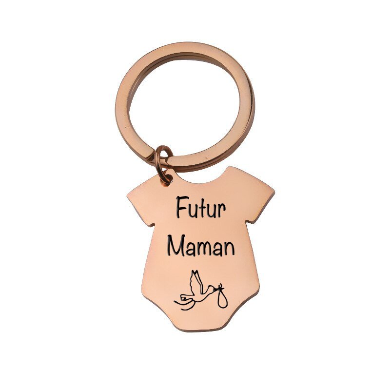 Schlüsselanhänger Familie Zukünftige Mutter
