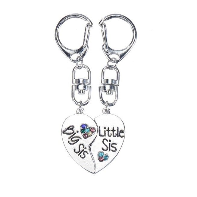 Schlüsselanhänger Familie Zwei Schwestern