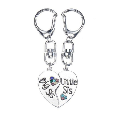 Schlüsselanhänger Familie Zwei Schwestern