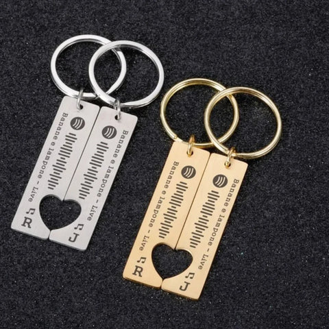 Schlüsselanhänger für Paare von Spotify Duo