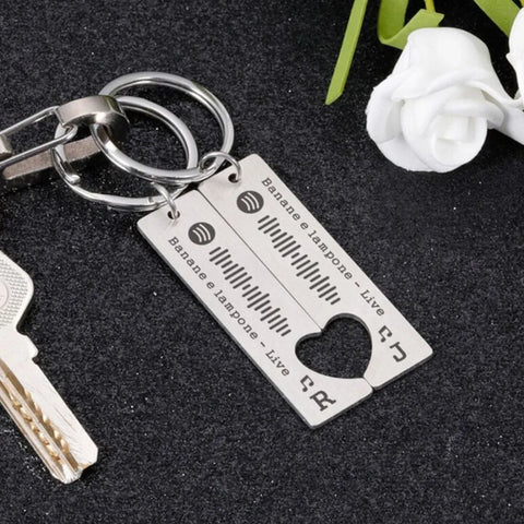 Schlüsselanhänger für Paare von Spotify Duo