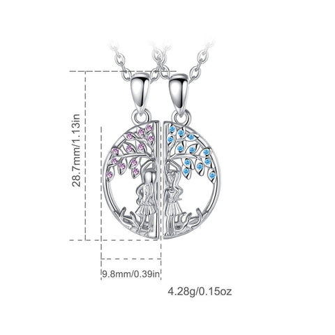 Schwestern Kette Baum des Lebens