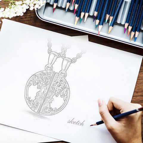 Schwestern Kette Baum des Lebens