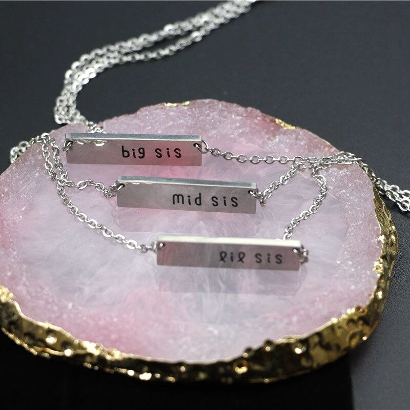 Schwestern Kette - x3 trennbare Halsketten