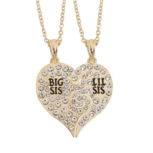 Schwestern-Kette Zwei Schwestern, die sich lieben