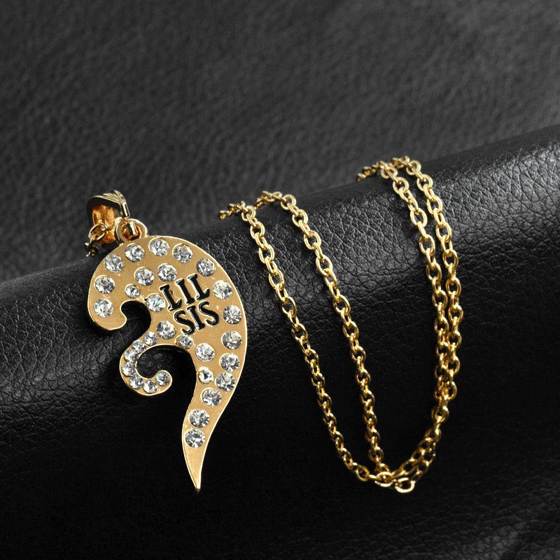 Schwestern-Kette Zwei Schwestern, die sich lieben