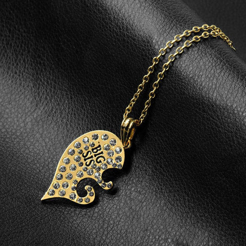 Schwestern-Kette Zwei Schwestern, die sich lieben