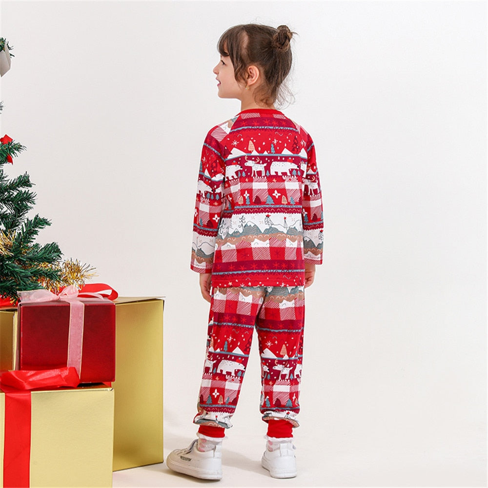 Weihnachten Schlafanzug Familie
