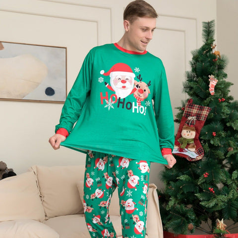 Weihnachten Schlafanzug - Familie Grün