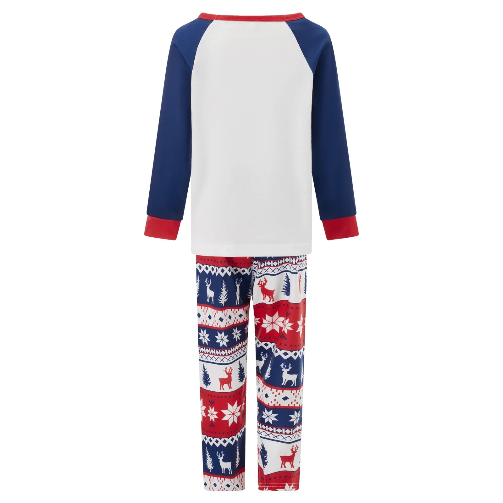 Weihnachts-Schlafanzug- Familie Blau
