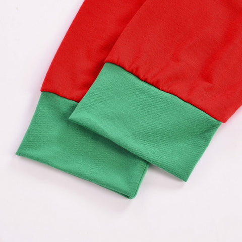 Weihnachts- Schlafanzug-Familie Heiligabend