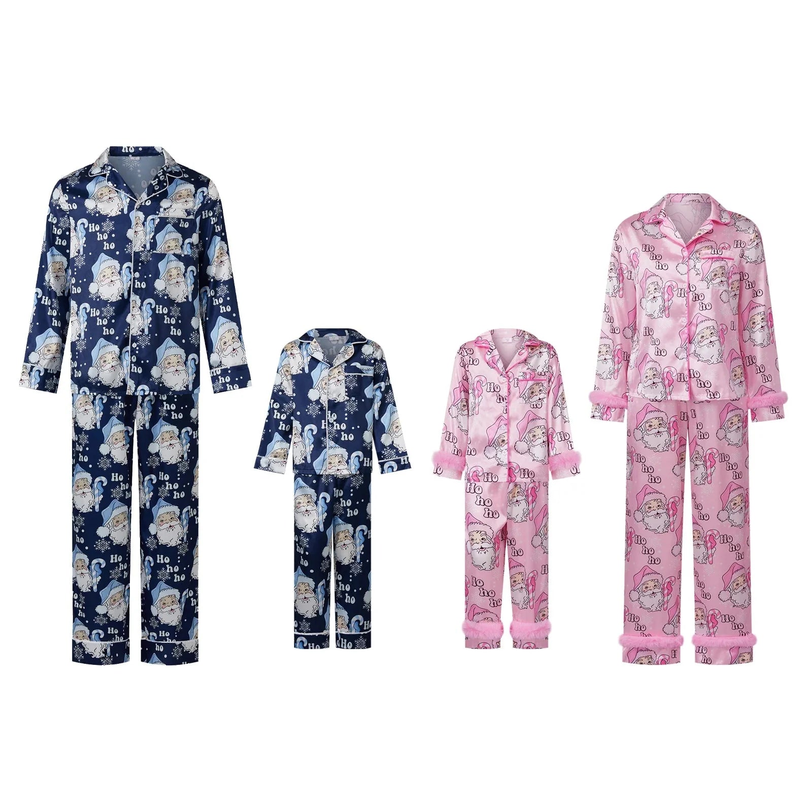Weihnachts Schlafanzug Familie Nachthemd