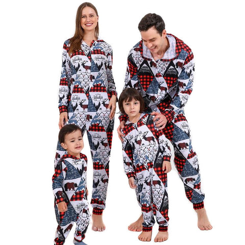 Weihnachts Schlafanzug Familie